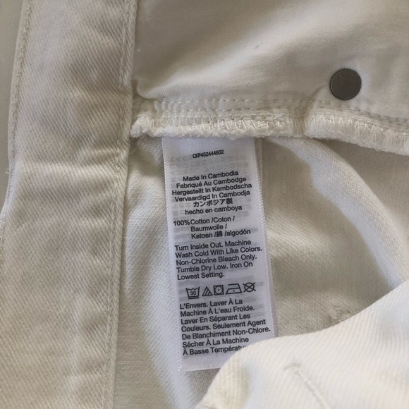 Madewell Relaxed Denim Button Fly Raw Hem Denim Shorts Size 31 - Picture 10 of 14